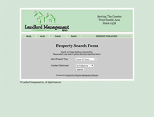 Tablet Screenshot of landlordmanagement.com